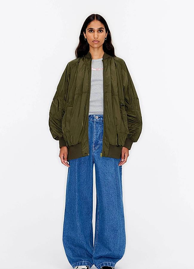 Imagen - Cazadora bomber nylon caqui de Bimba y Lola