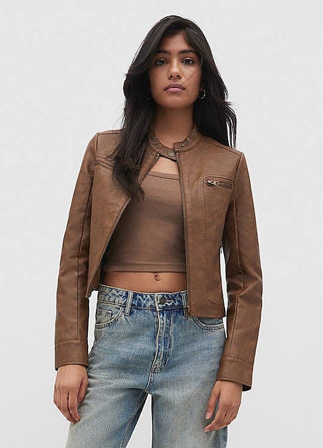 Imagen - Chaqueta efecto cuero entallada