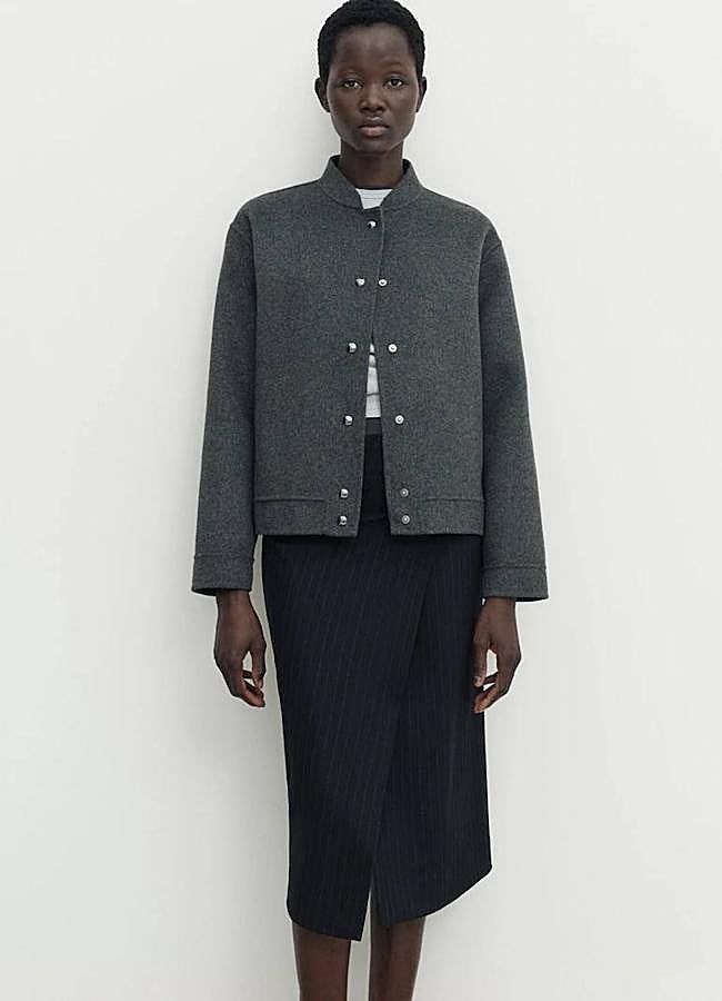 Imagen - Falda con estampado de raya diplomática