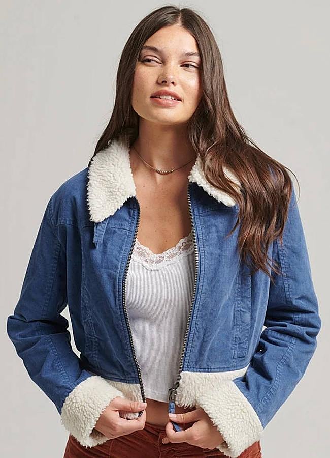 Imagen - Cazadora vaquera calentita efecto pana