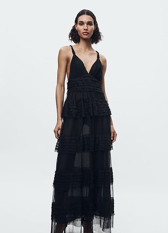 Imagen - Vestido de tul con volantes de Zara Woman Collection