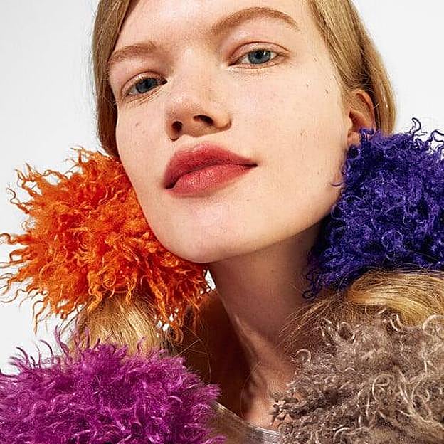 Coletero efecto pelo rizado de Parfois