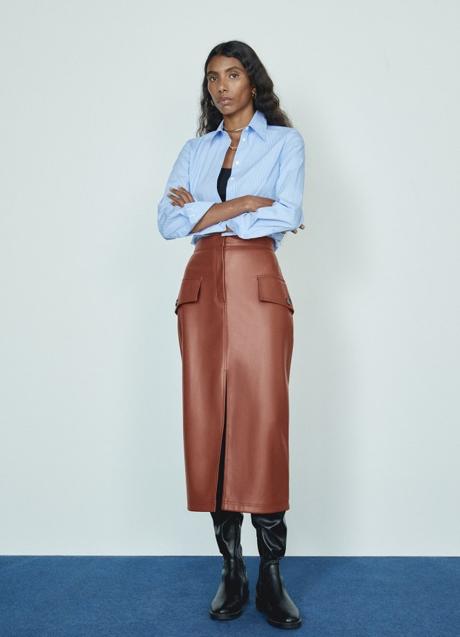 Imagen - Falda con efecto piel de Sfera (35,99 euros)