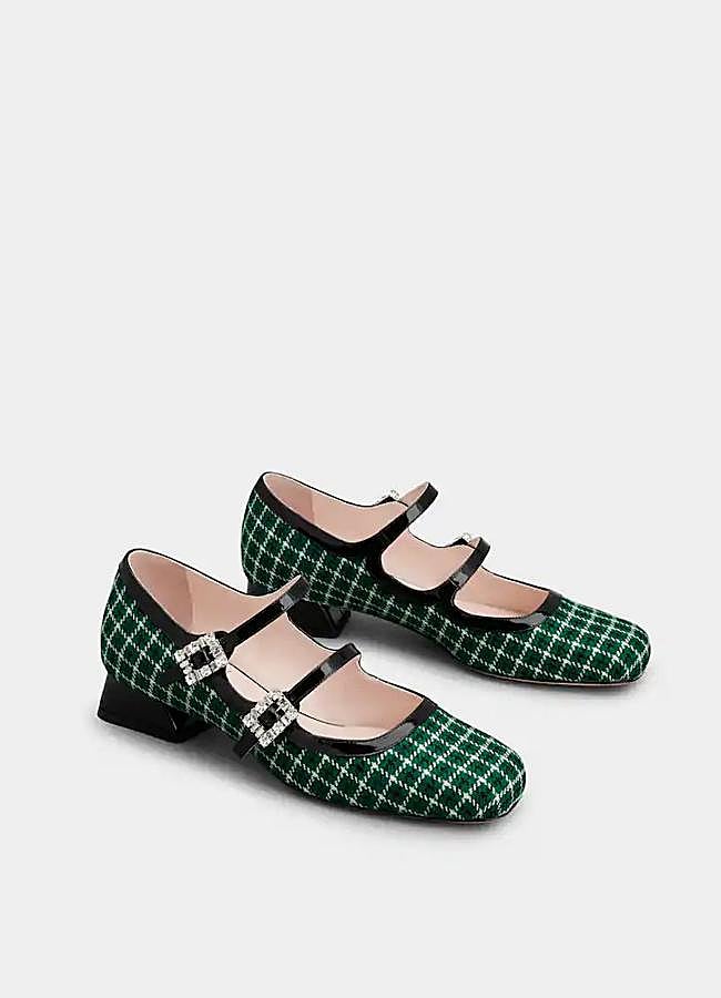 Imagen - Manoletinas con tartán de Roger Vivier, 1.150 euros.