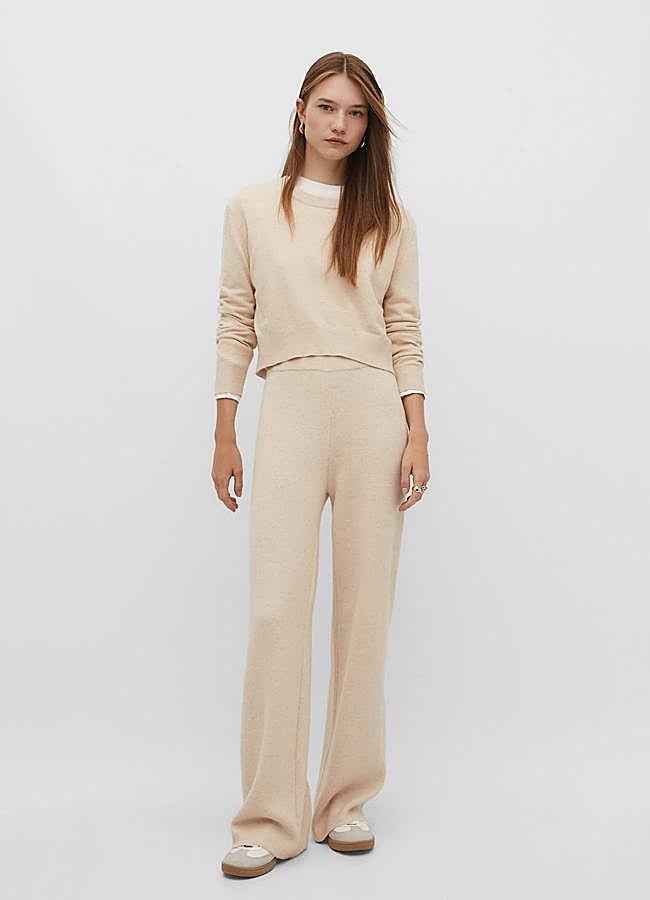 Imagen - Pantalones calentitos de punto rectos