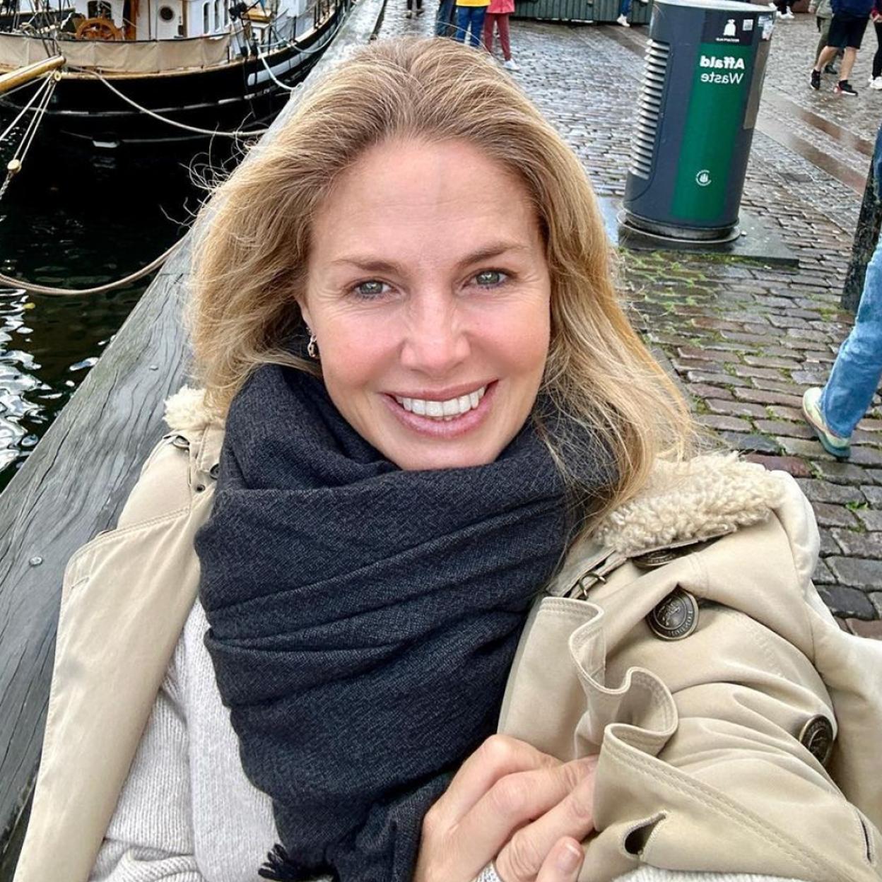 La aristócrata mexicana en un viaje reciente.