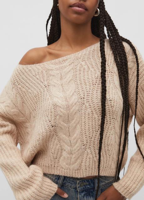 Imagen - Jersey de trenzas de Stradivarius (25,99 euros)