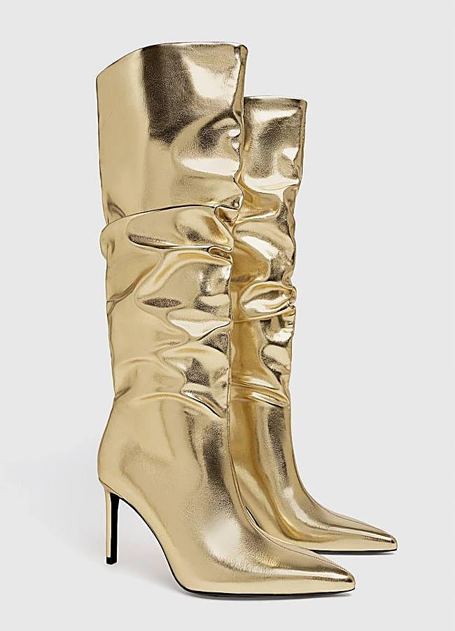 Imagen - Botas de tacón fino metalizadas