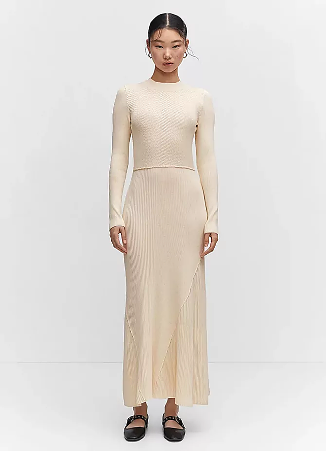 Imagen - El vestido de punto de Mango.