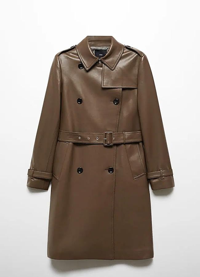 Imagen - Trench efecto piel de Mango, 89,99 euros.