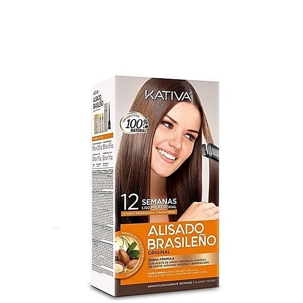 Kit de alisado brasileño original Kativa. Precio: 15,90 euros