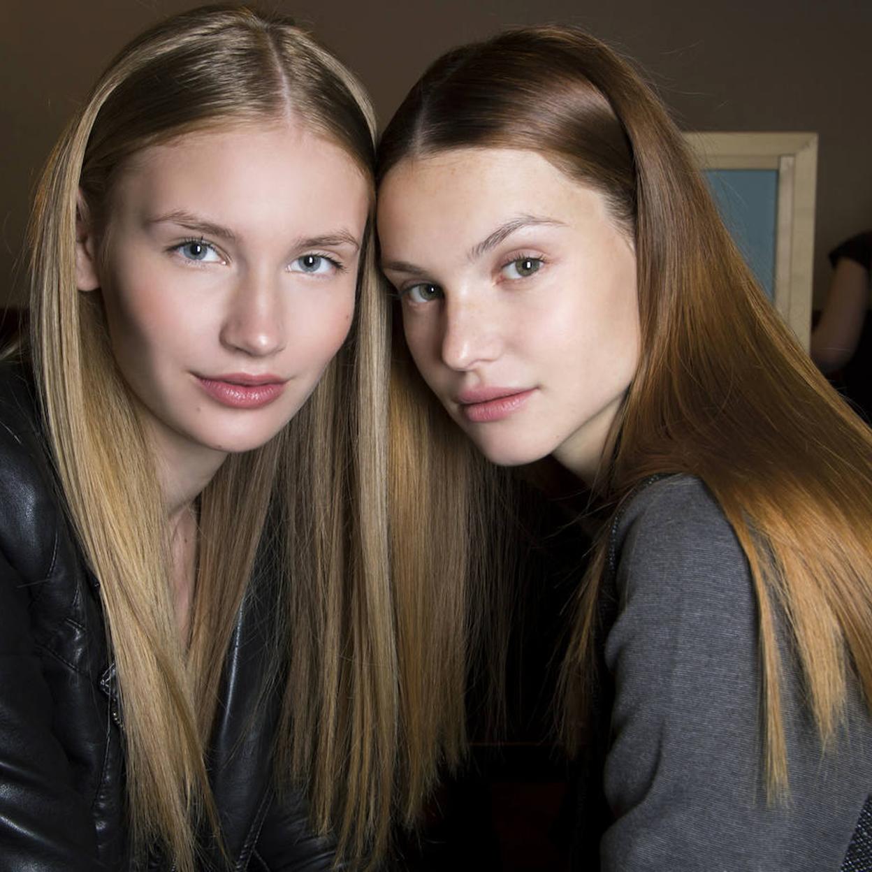 Modelos con pelo alisado