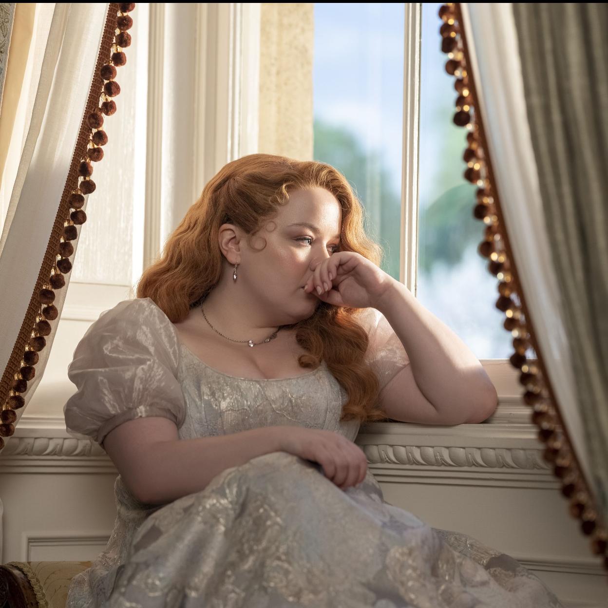 Nicola Coughlan como Penélope Featherington en una imagen de la tercera temporada de Los Bridgerton.