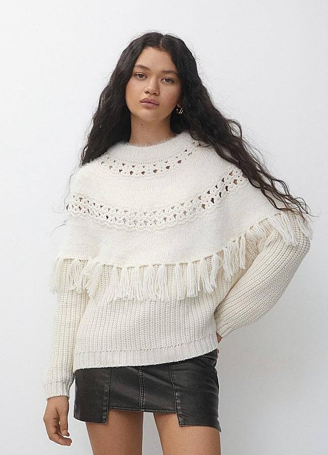 Imagen - Jersey con flecos y calados