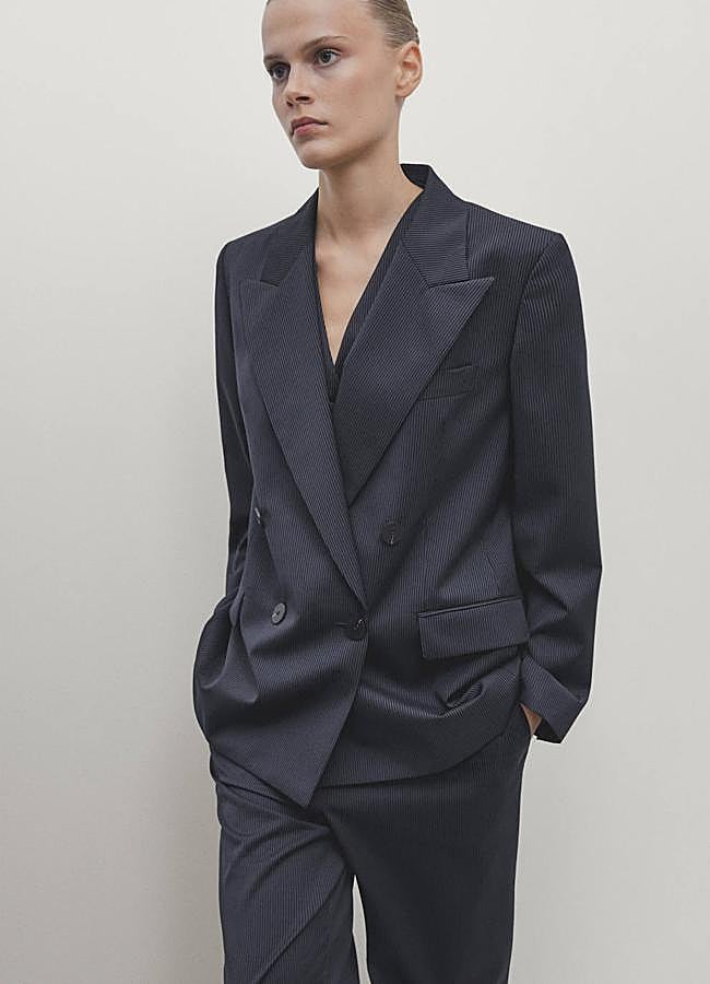 Imagen - Traje de rraya diplomática estilo masculino