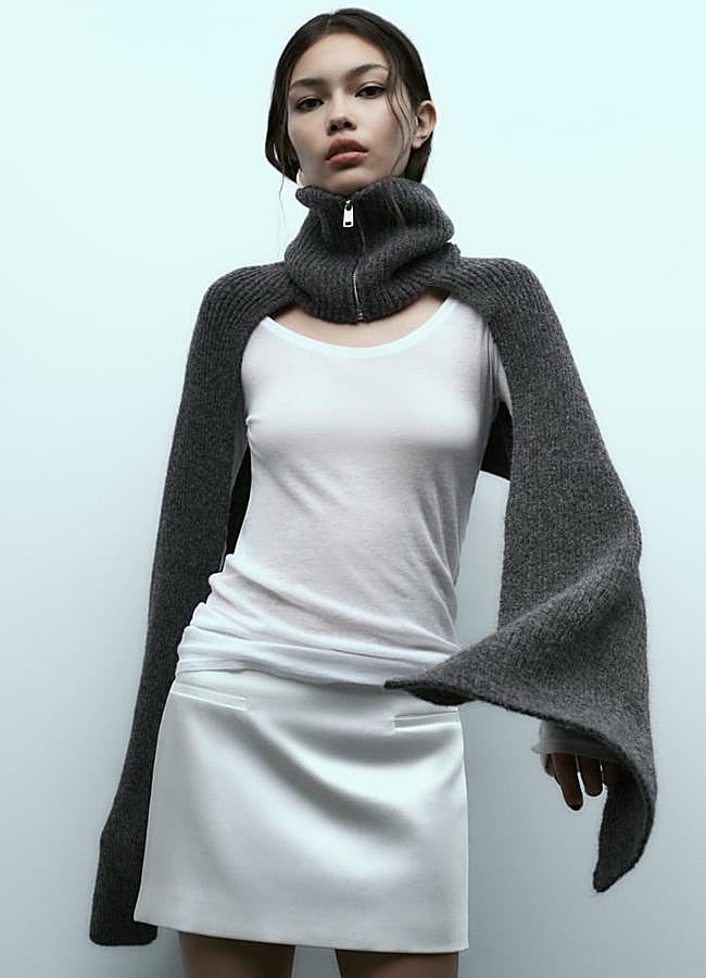 Imagen - Bufanda cuello cremallera de Zara