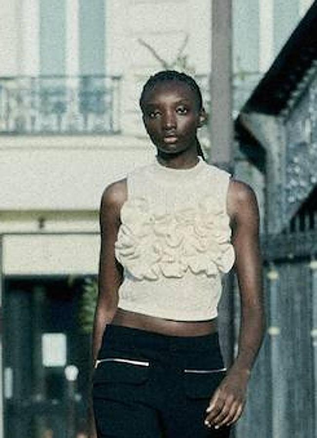 Imagen - Top de punto con volantes