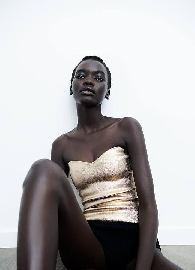 Imagen - Top de punto metalizado