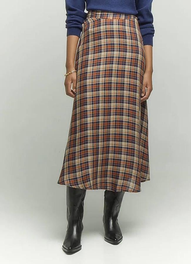 Imagen - Falda de cuadros estilo capa