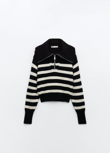 Imagen - Jersey de punto con cremallera de Zara (29,99 euros)