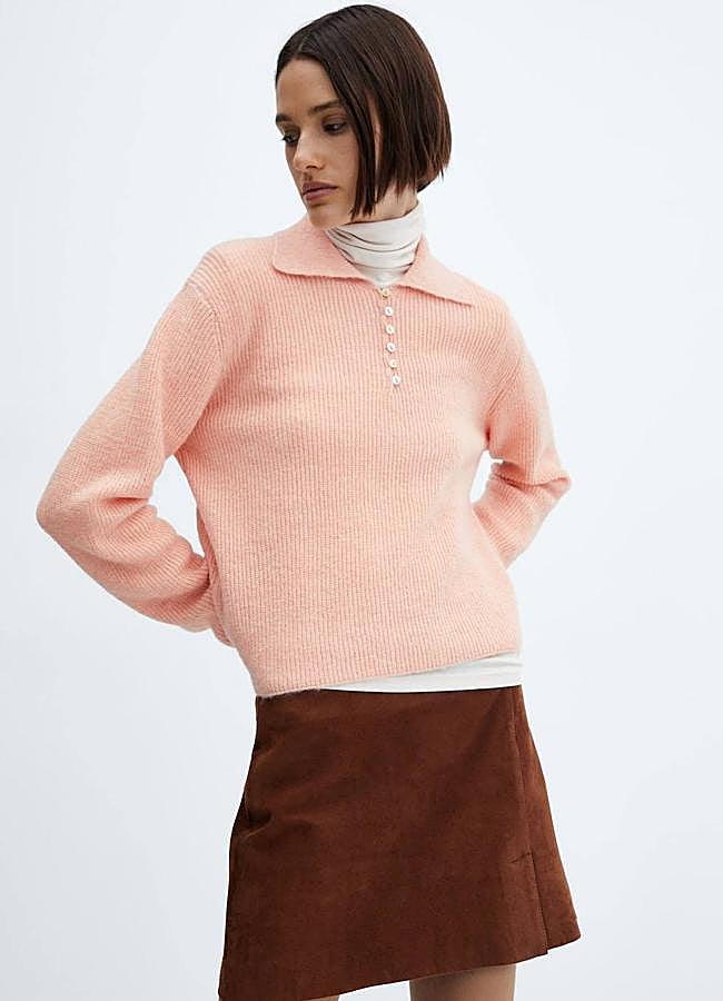 Imagen - Jersey rosa tipo polo