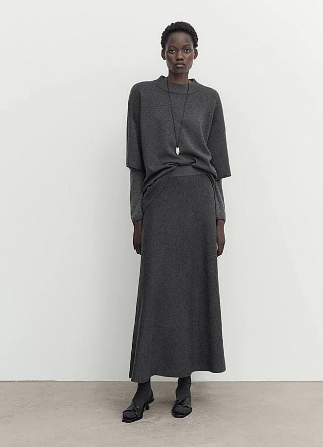 Imagen - Falda de punto larga