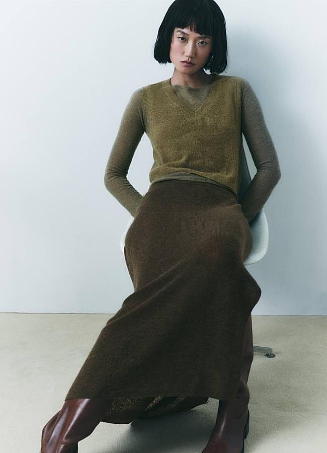 Imagen - Falda de punto con tacto suave