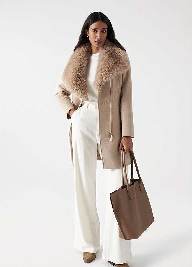 Imagen - Abrigo con pelo de Salsa Jeans, 179 euros.