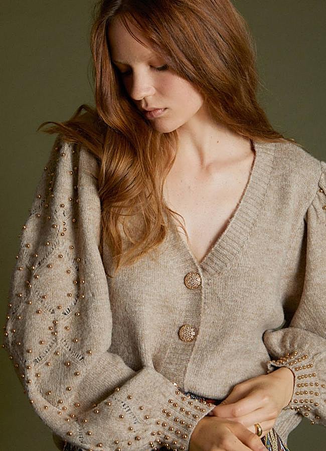 Imagen - Cárdigan joya con abalorios