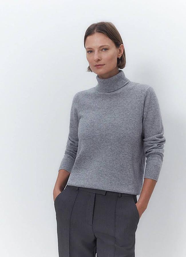 Imagen - Jersey de cashmere con cuello cisne