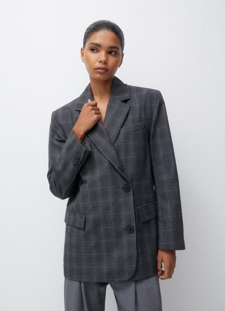 Imagen - Americana con estampado de cuadros de Pull & Bear (39,99 euros)