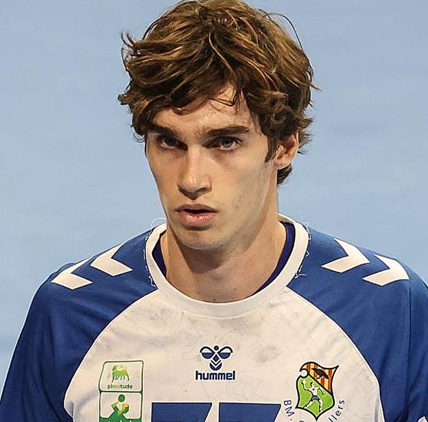 Pablo Urdangarin, en un partido de balonmano. 