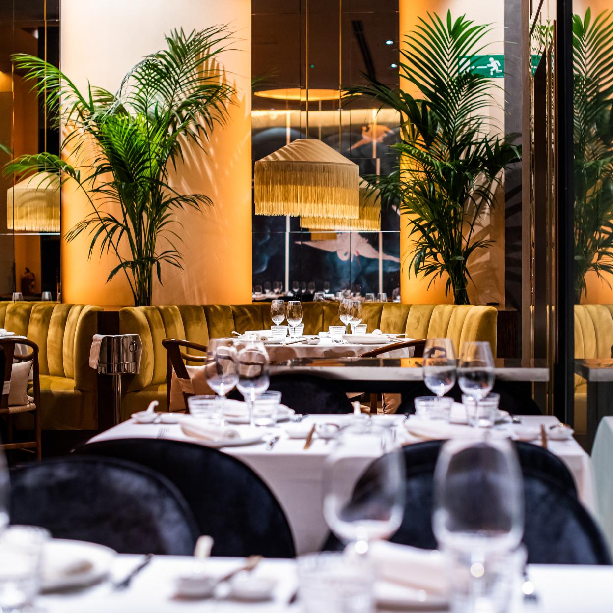 El comedor del restaurante China Crown, una opción original y llena de sorpresas para las comidas y cenas de las fiestas navideñas.