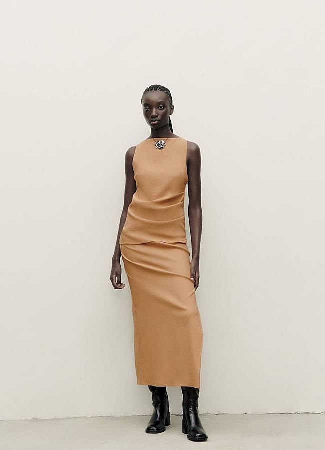 Imagen - Falda larga entallada de tubo