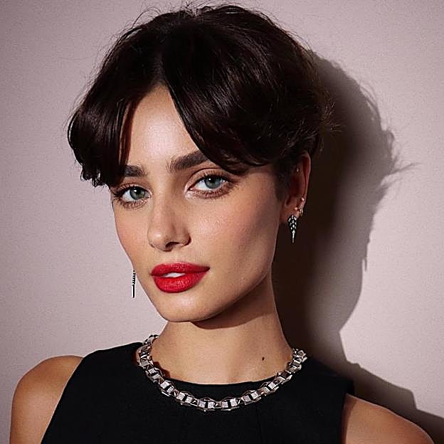 Taylor Hill con sombra iluminadora en el lagrimal