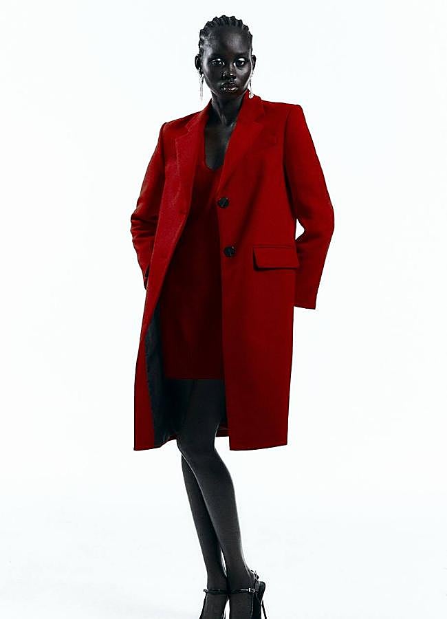 Imagen - Abrigo rojo tailored