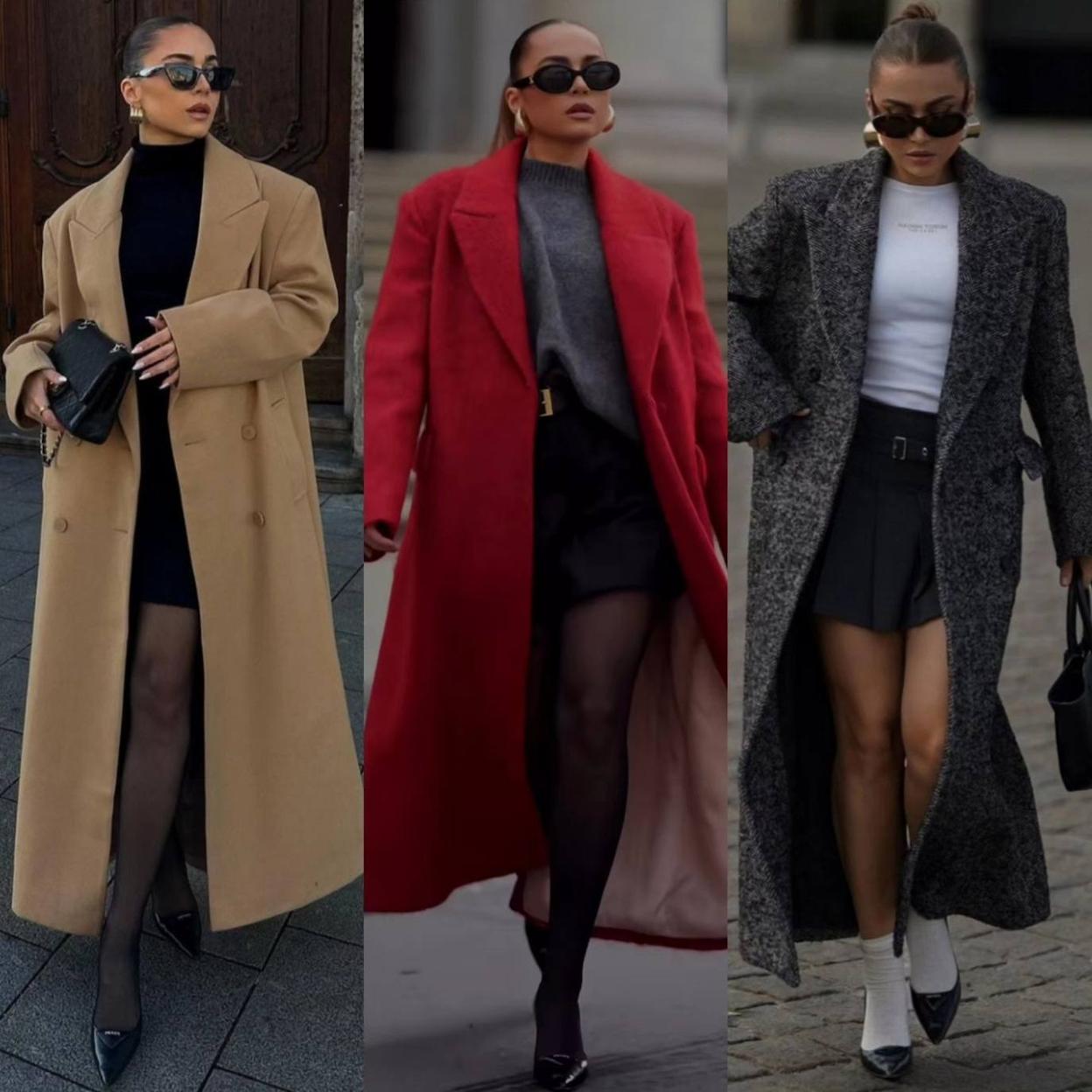 La influencer lleva los modelos de abrigo must have de este invierno