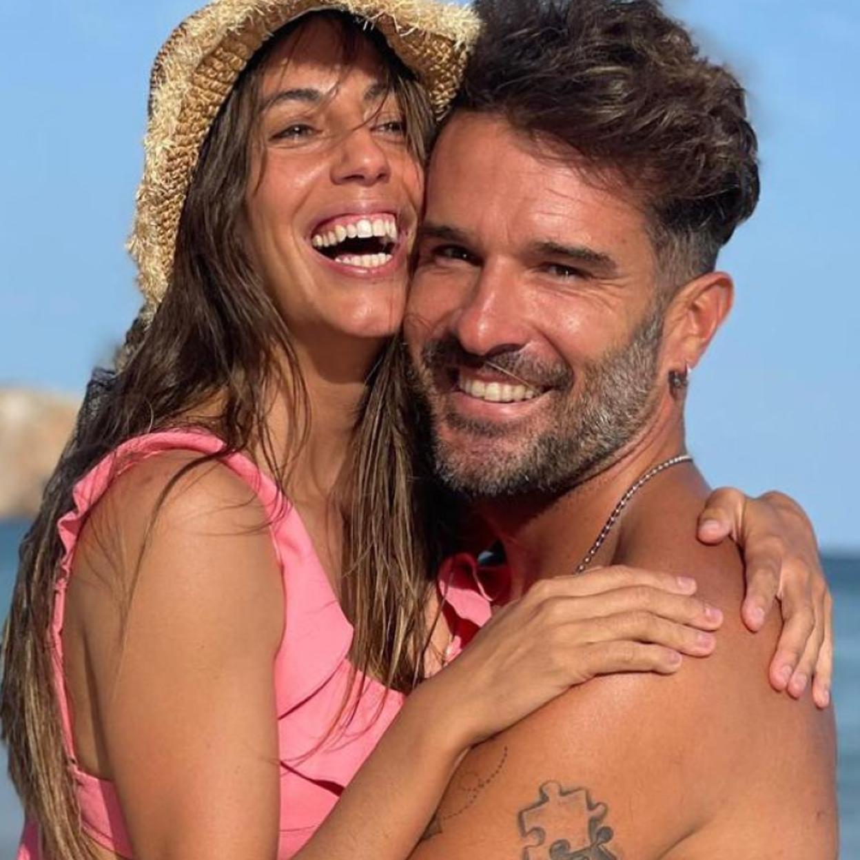 Almudena Cid y Gerardo Berodia, felices. 