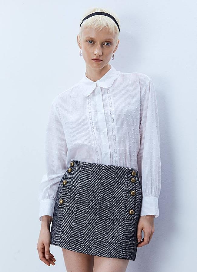 Imagen - Camisa blanca de plumeti