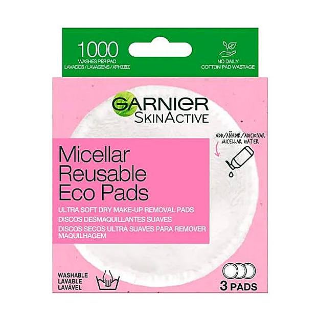 Discos Desmaquillantes Reutilizables de Garnier. Precio: 4,99 euros