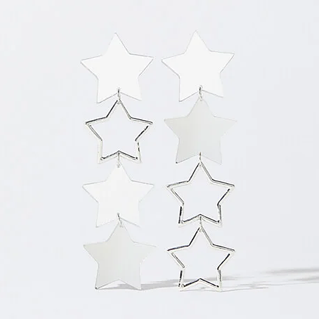 Pendientes largos de estrellas de Parfois