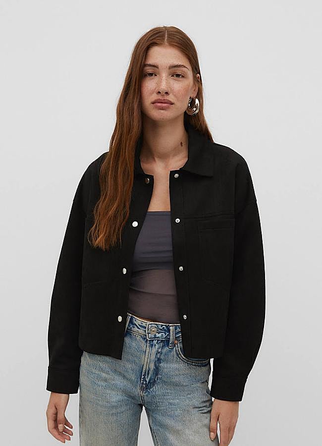 Imagen - Chaqueta de antelina tipo sobrecamisa