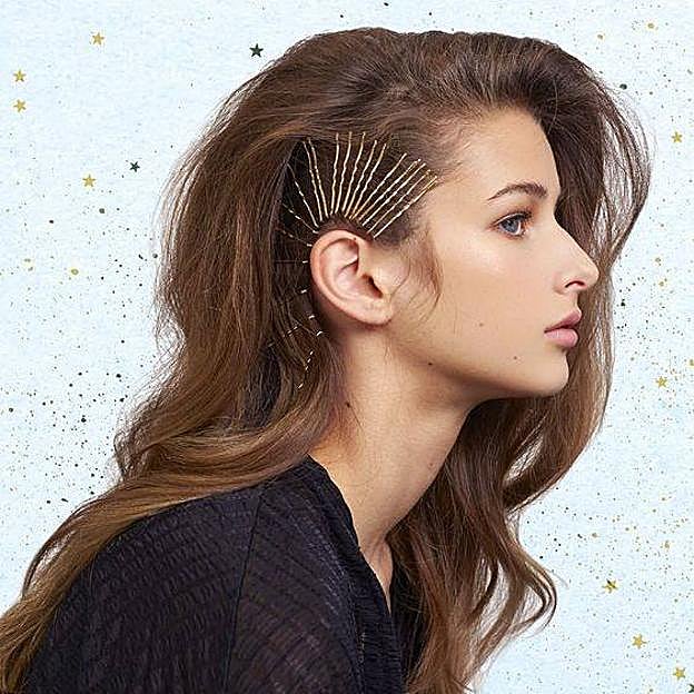 Peinados fáciles con horquillas tipo earcuff