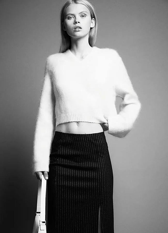 Imagen - Falda de tubo con raya diplomática