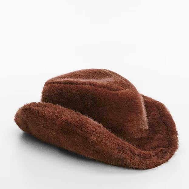 Gorro furry cowboy de Mango