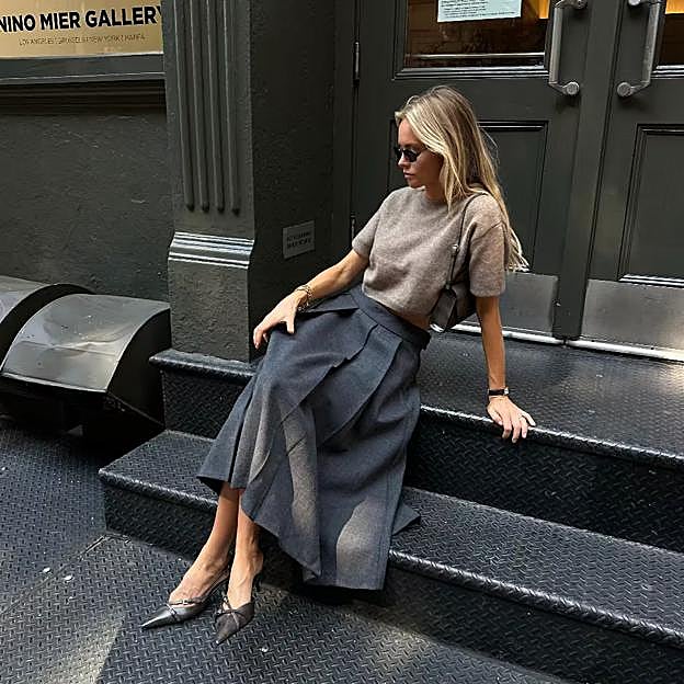 Las novedades de Mango de la semana: vestidos de punto, abrigos de lana y básicos de invierno