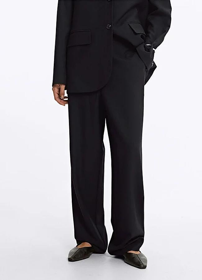 Imagen - Pantalones de lana en color negro (49,99 euros). Foto: Parfois.