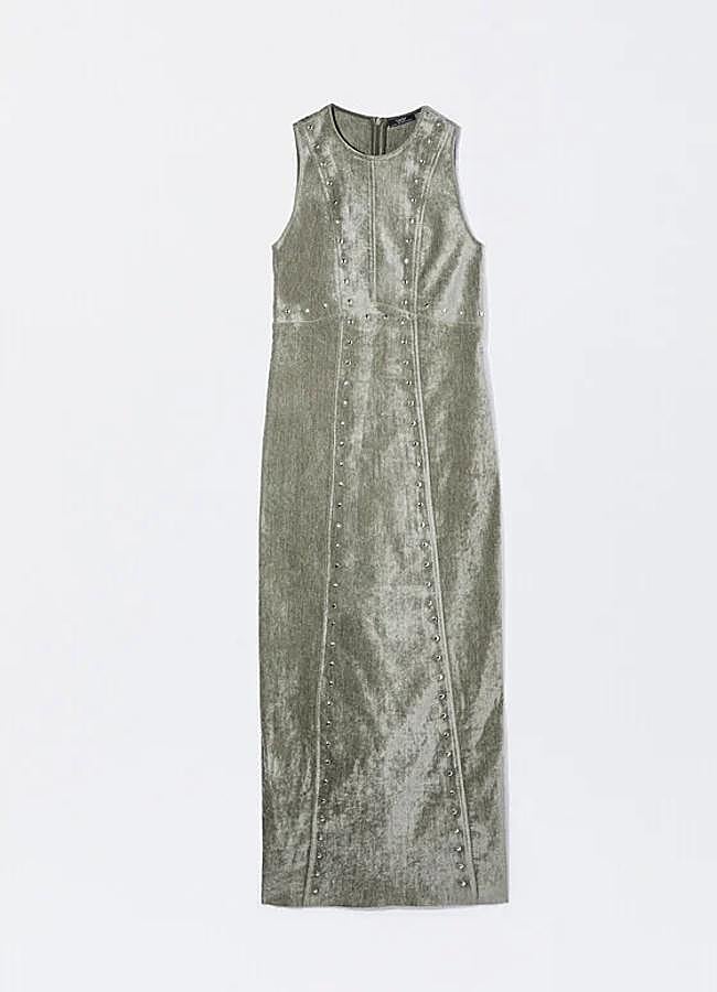 Imagen - Vestido de terciopelo con tachuelas. Foto: Parfois (49,99 euros).