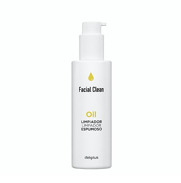 Aceite facial limpiador espumoso.