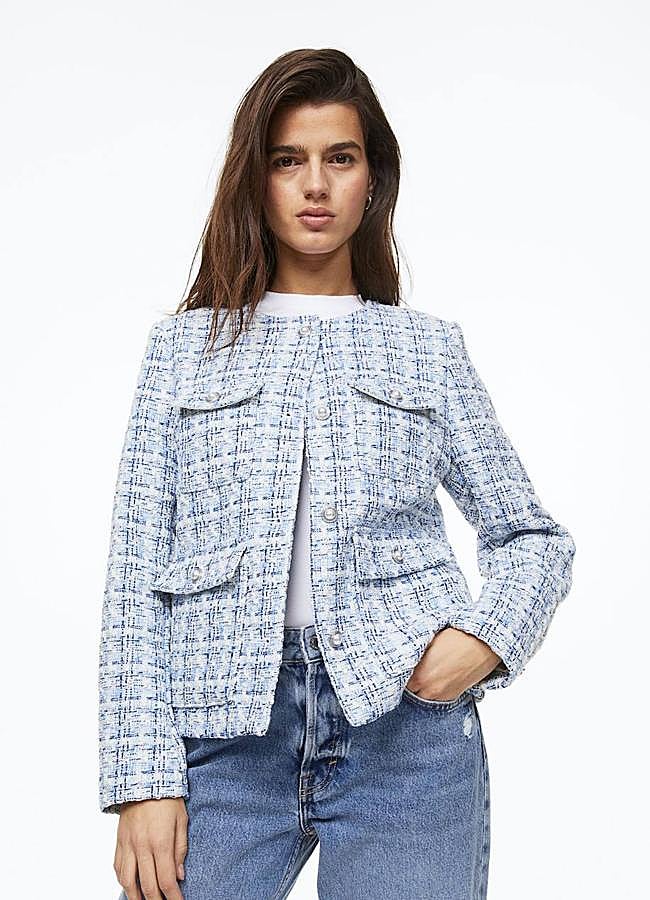 Imagen - Chaqueta de tweed con estampado a cuadros